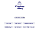 KING CASSEROLE SET (8Pcs) 33-41cm - Image 2