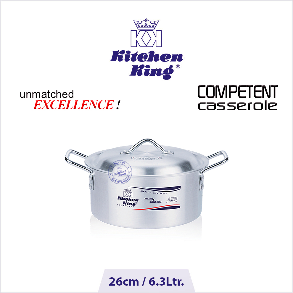Aluminium cookware. Silver Degchi. Silver cookware price in Pakistan Competent-Casserole-26cm.jpg Aluminium cookware price. Silver Degchi. Silver cooking pot. cooking pot. Silver cookware. Patila set price in Pakistan. Degchi Set. Best cookware in Pakistan.