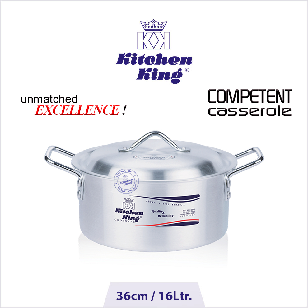 Aluminium cookware. Silver Degchi. Silver cookware price in Pakistan Competent-Casserole-36cm.jpg Aluminium cookware price. Silver Degchi. Silver cooking pot. cooking pot. Silver cookware. Patila set price in Pakistan. Degchi Set. Best cookware in Pakistan.