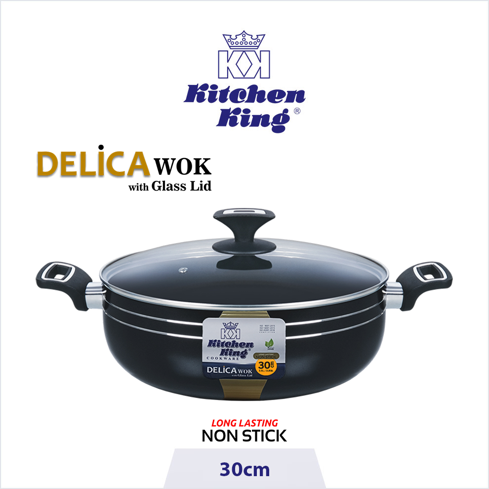 Best quality non stick cookware brand in Pakistan. Delica Wok/Karahi, kitchen king cookware Best quality non stick cookware brand in Pakistan. Delica Wok/Karahi, kitchen king cookware