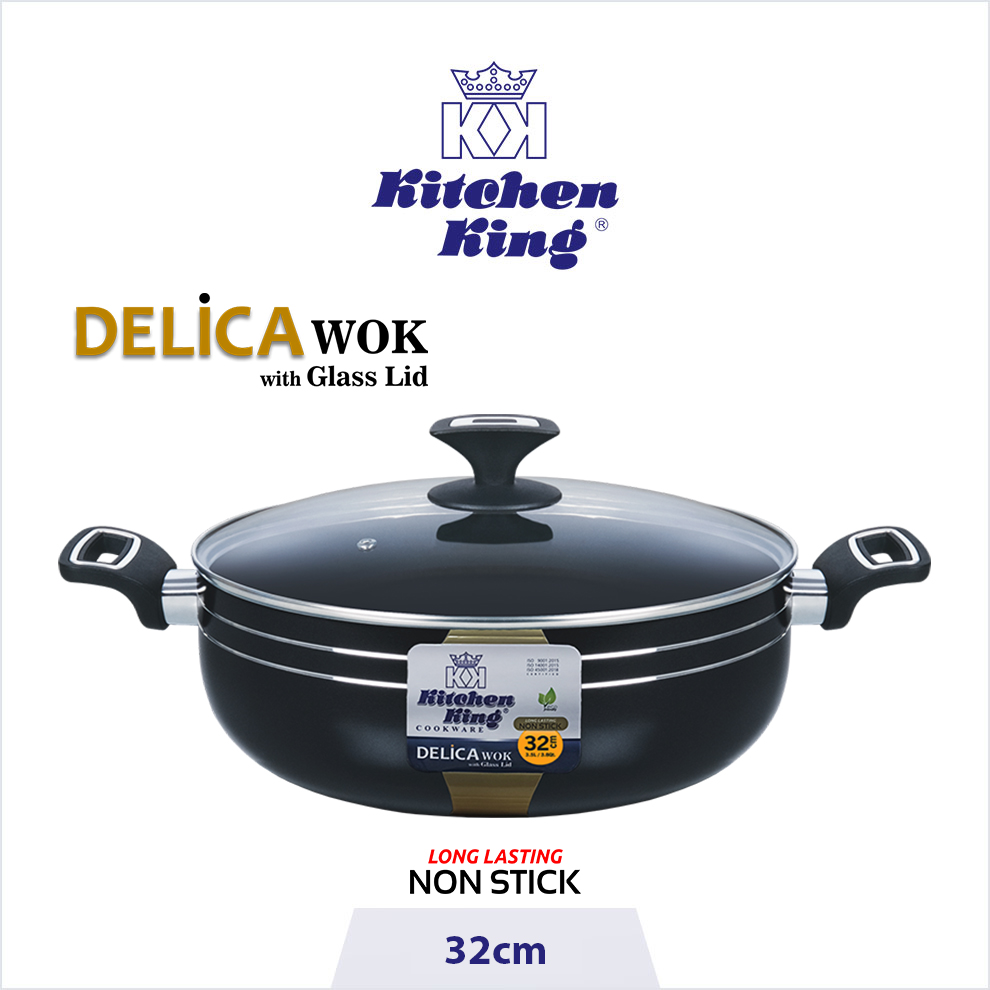 Best quality non stick cookware brand in Pakistan. Delica Wok/Karahi, kitchen king cookware Best quality non stick cookware brand in Pakistan. Delica Wok/Karahi, kitchen king cookware