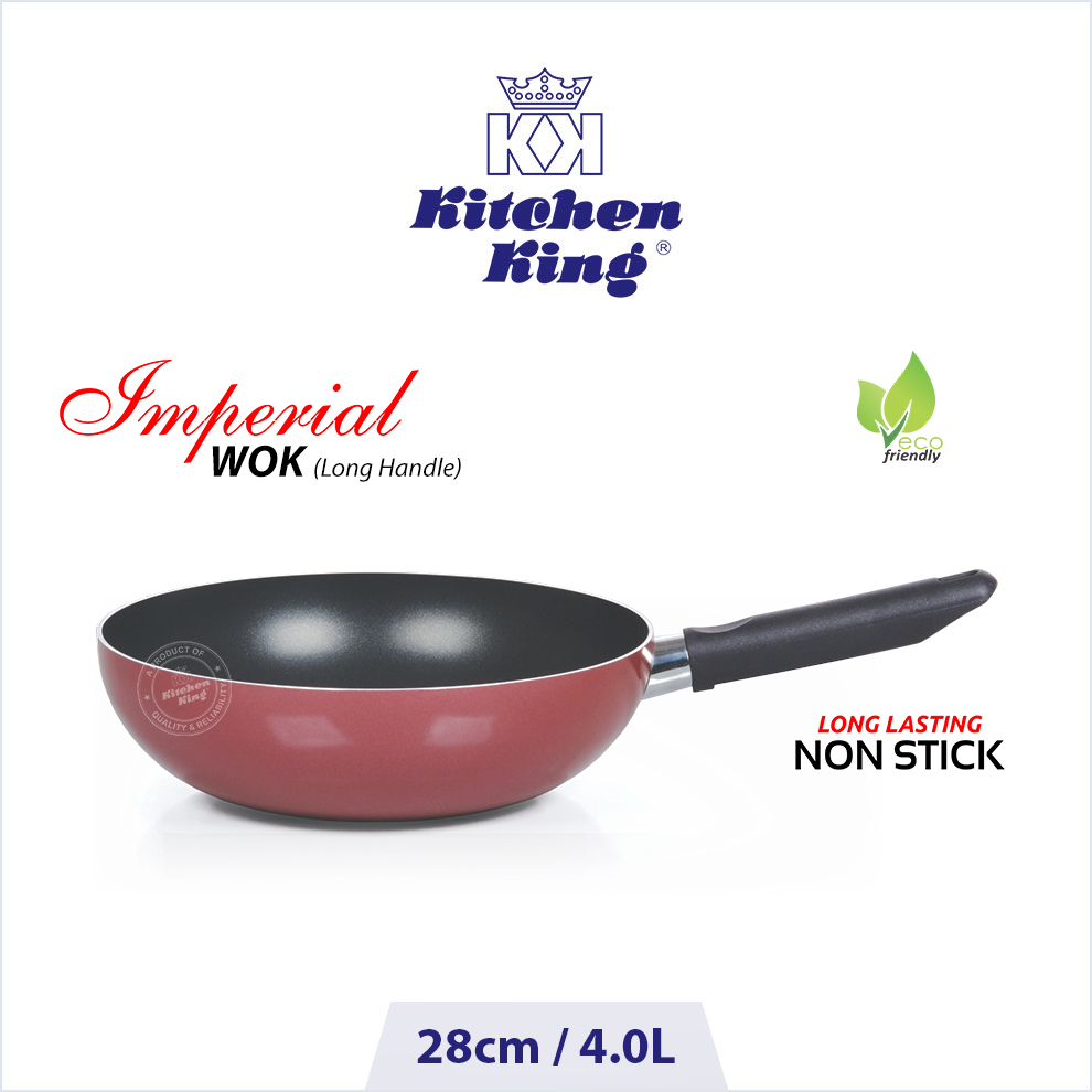 best nonstick cookware Imperial Wok long handle 28cm best nonstick cookware Imperial Wok long handle 28cm
