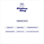 KING CASSEROLE SET (12Pcs)18--30cm - Image 2