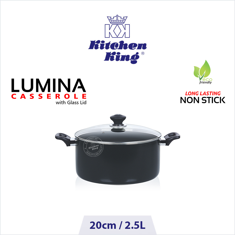 Best non Stick cookware Lumina Casserole Glass Lid 20cm nonstick casserole, best nonstick cookware in Pakistan. cookware set price in pakistan, best casserole, cooking pot, best cooking pot with glass lid. cooking pot price in Pakistan, nonstick pan