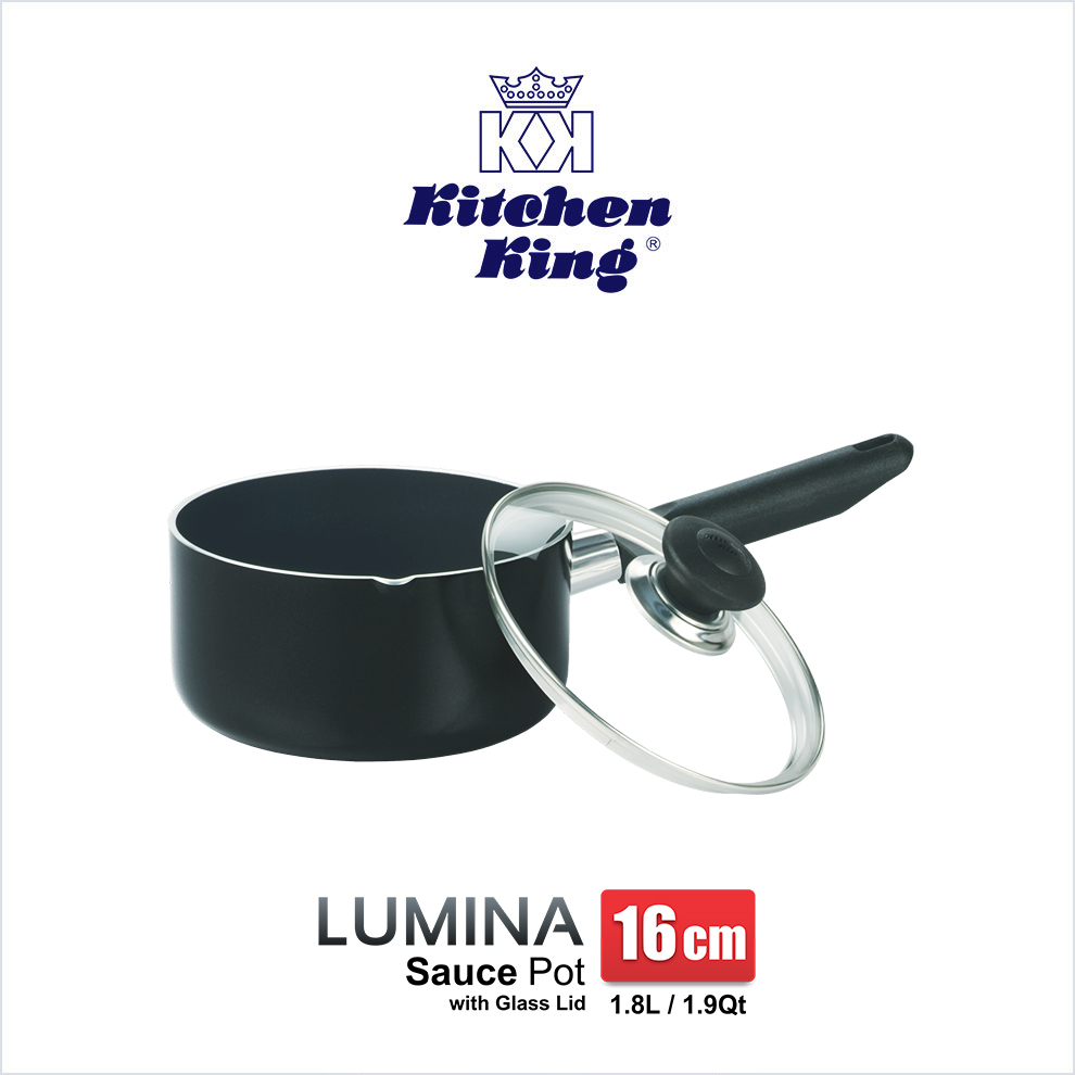 Non stick sauce pan. sauce pan price. Kitchen King cookware Cooking pots & pans online in Pakistan. Non stick cooking pot. Sauce pan. Non stick sauce pan. sauce pan price. cooking pot with glass lid. non-stick cookware