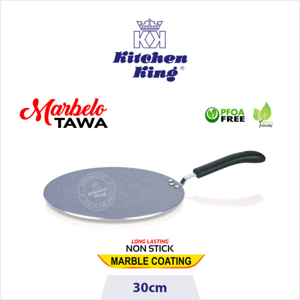 marble coated nonstick tawa. best size and compatible with all stove