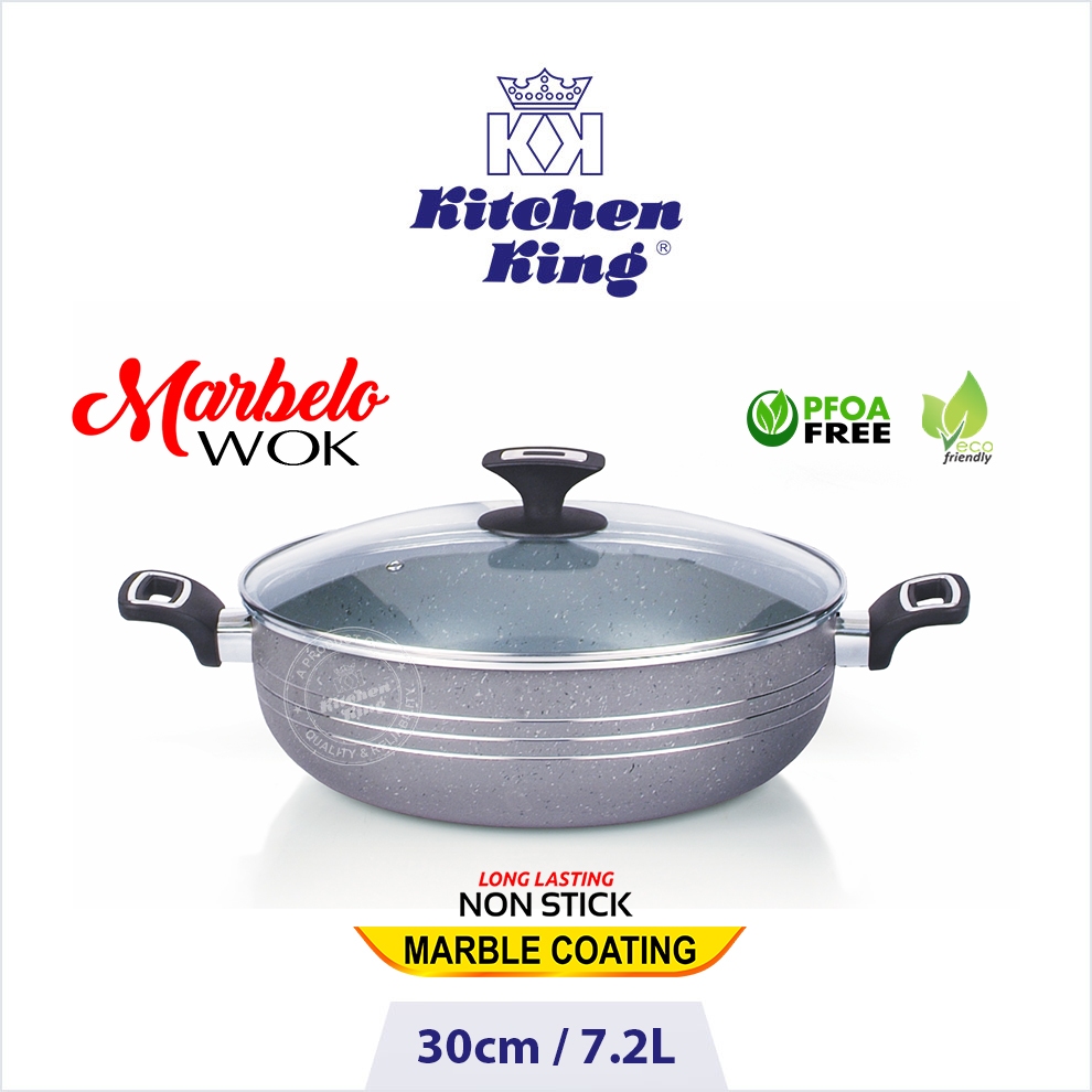 Marble coated cookware. Marble coated wok. Karahi Price. Marbello-Wok-30cm-1.webp Best marble coated cookware in Pakistan. nonstick marble coating cookware. Best non stick cookware brand. marble coated cookware price in Pakistan.