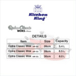 Optra Classic Wok Set (G/L) - 26,28,30cm - Image 2