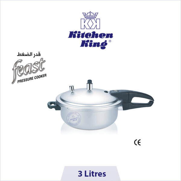 Kitchen King cookware offers small pressure cooker for smart size meal. A perfect cookware for couples or small size families.
