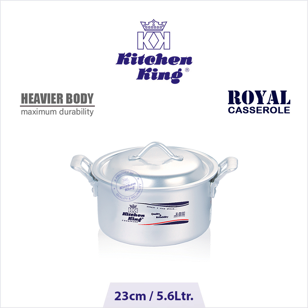 casserole dish. silver degchi. top quality cooking pot. pots and pan Royal-Casserole-23cm.jpg Silver Degchi. Silver cooking pot. cooking pot. Silver cookware. cooking pot price in Pakistan, silver nonstick cookware. quality casserole in Pakistan.