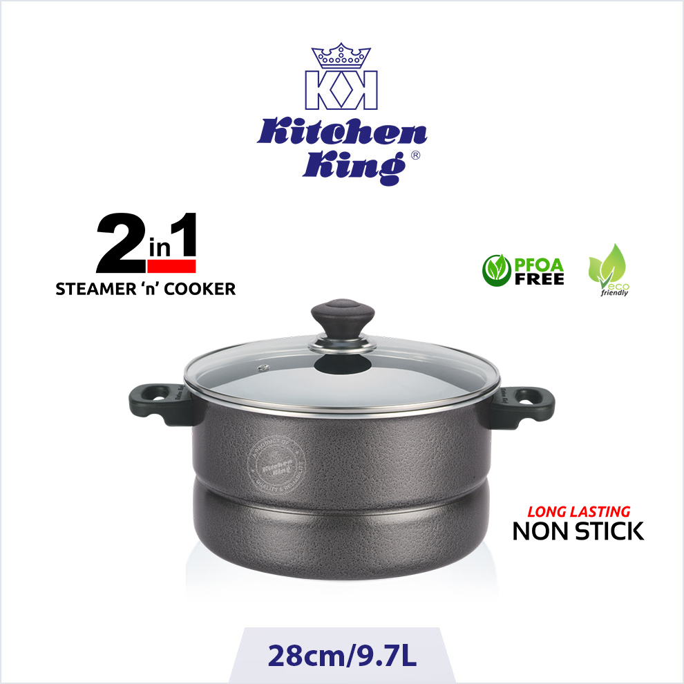 Steamer Price. Steamer at best price in Pakistan. Nonstick Steamer. Steamer-n-Cooker-28cm.jpg Steamer at best price in Pakistan. steamer cooking pot. best nonstick cookware in Pakistan. cooking pot. cooking pot price in Pakistan.