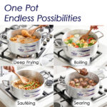 Brazier Smart Pot Set 13-16 Inches | 8-Pcs - Image 5