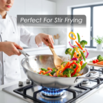 Stainless Steel Pro Wok / Karahi - Image 3