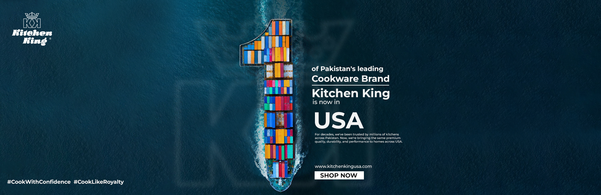 🇵🇰 Pakistan's No. 1 Cookware Brand – Kitchen King is now in the USA! 🇺🇸 For decades, we've been trusted by millions of kitchens across Pakistan. Now, we're bringing the same premium quality, durability, and performance to homes across America. Kitchen King – Now Available in the USA. Cook with confidence. Cook like royalty. #KitchenKing #NowInUSA #MadeForEveryKitchen #PakistanToUSA #Cookware #KitchenEssentials