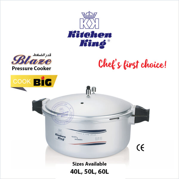 Large Size Pressure Cookers. 40, 50, 60 Liters. Big Cooking Batch For Commercial Kitchens.